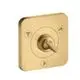 AXOR-HG-AXOR-Citterio-E-Ab-und-Umstellventil-Trio-Quattro-120-120-Unterputz-Brushed-Gold-Optic-36772250 gallery number 1